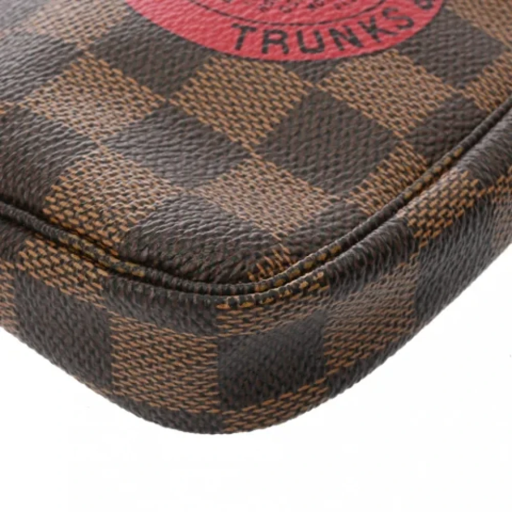 Louis Vuitton Vintage Pre-owned Canvas clutches Brown Dames