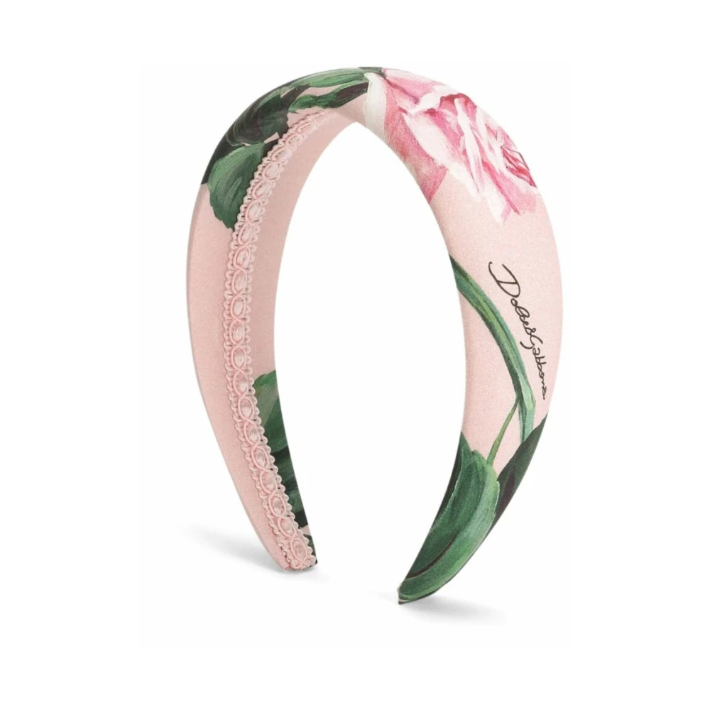 Dolce & Gabbana Barn Hårband med Rosdesign Multicolor, Flicka