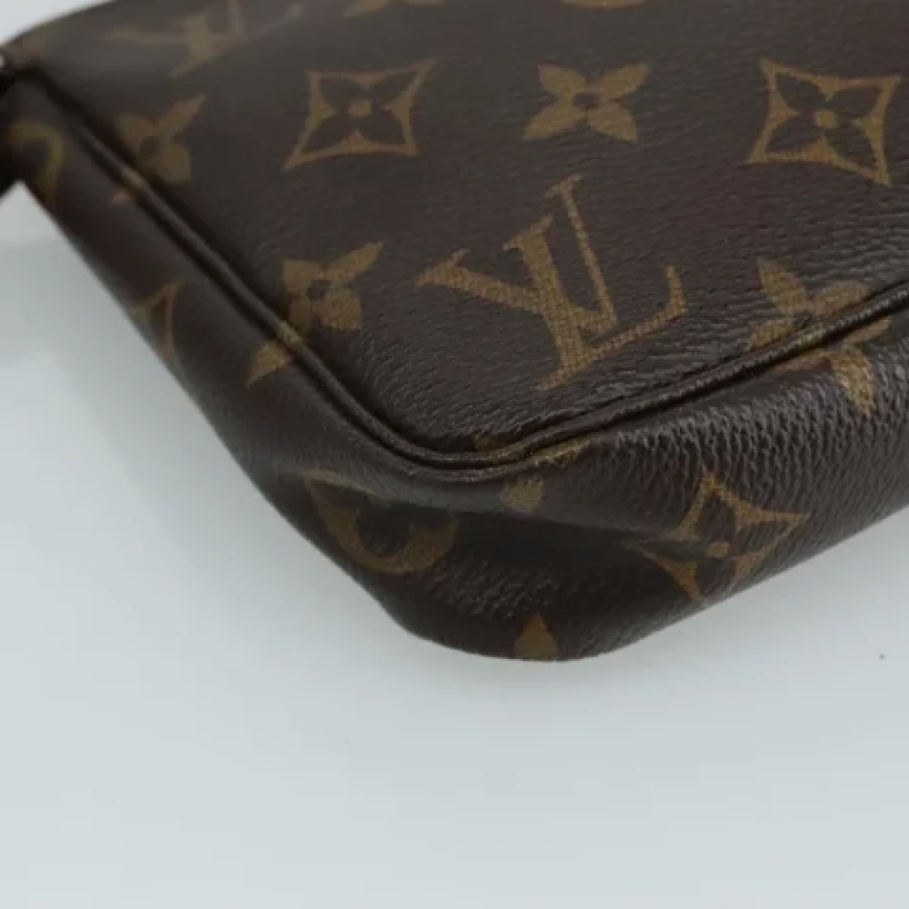 Louis Vuitton Vintage Pre-owned Canvas clutches Brown Dames