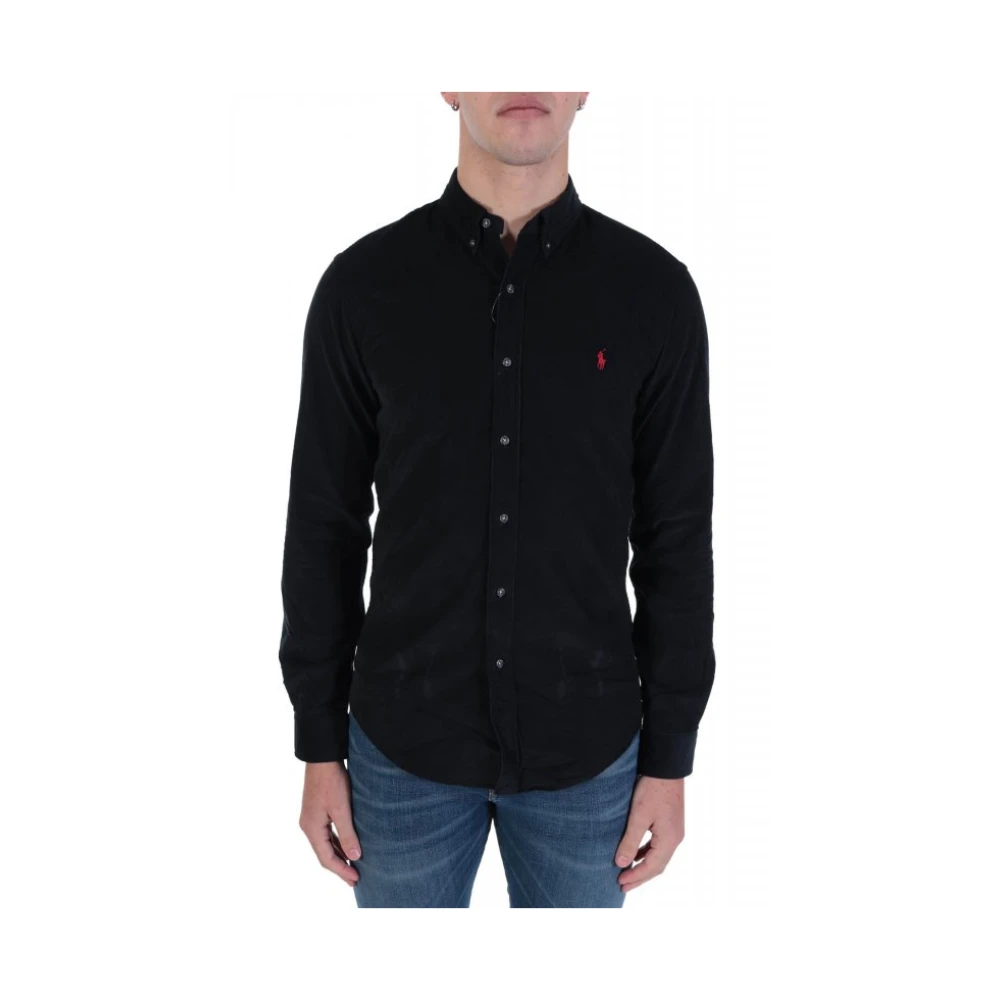 Ralph Lauren Uomo Nero Magliette, M, New,