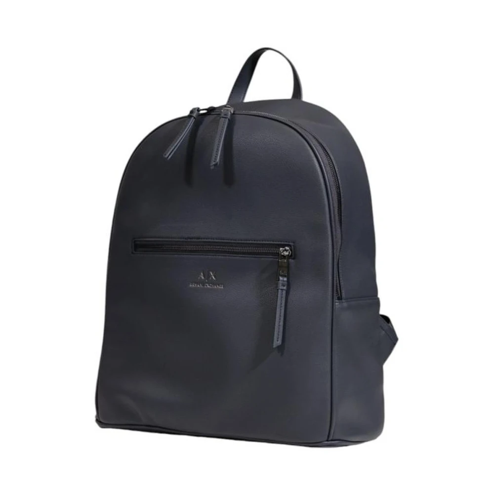 Armani Exchange Polyester Rugzak Mannen Collectie Blue Heren