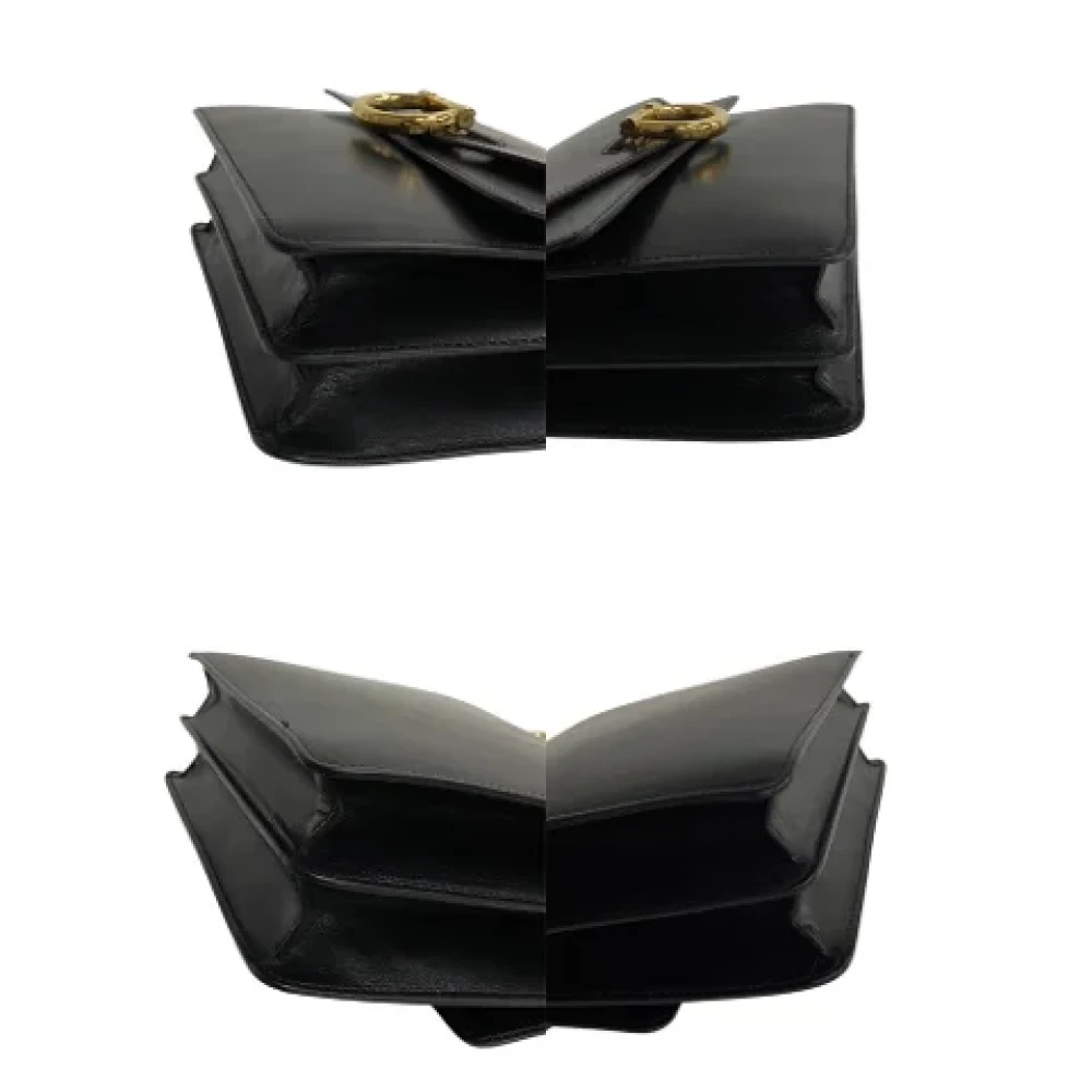 Celine Vintage Pre-owned Leather celine-bags Black Dames