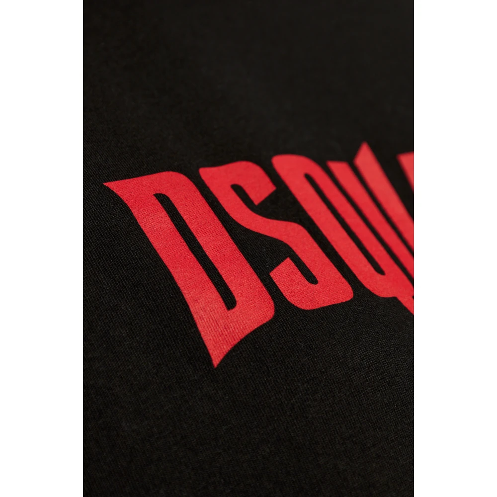 Dsquared2 Bedrukt T-shirt Black Dames