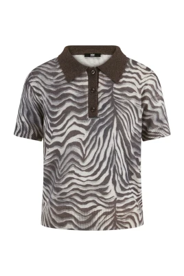 Zebra Strickpolo