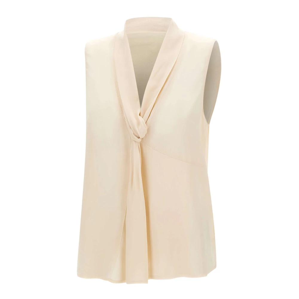 Liu Jo Women's White Sleeveless Tops, Xs, Sleeveless Top