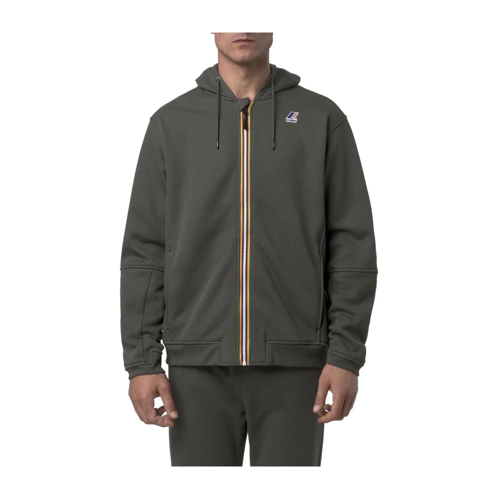 K-Way Uomo Verde Felpe, Xl, New,