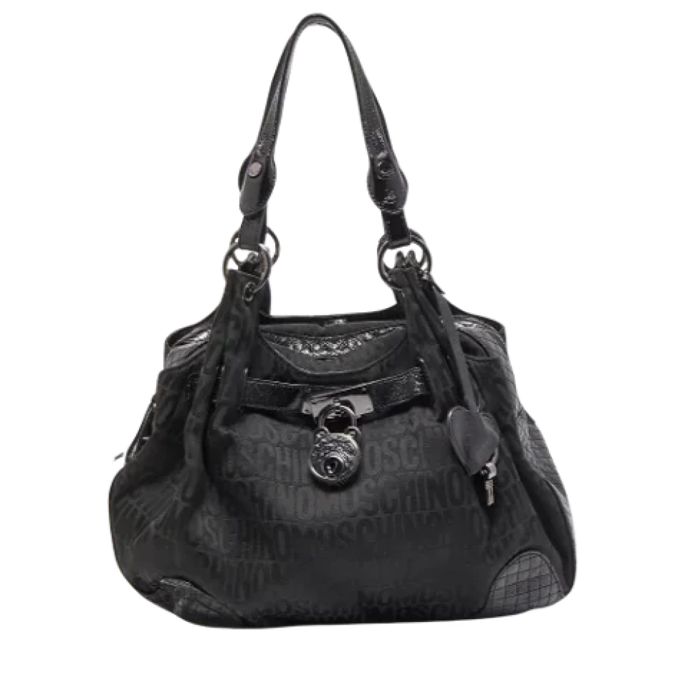 Moschino Pre-Owned Pre-owned Canvas handbags Black Dames