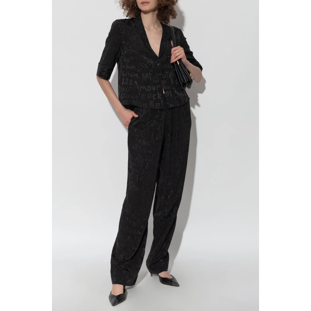 Zadig & Voltaire Shirt Telmos Black Dames