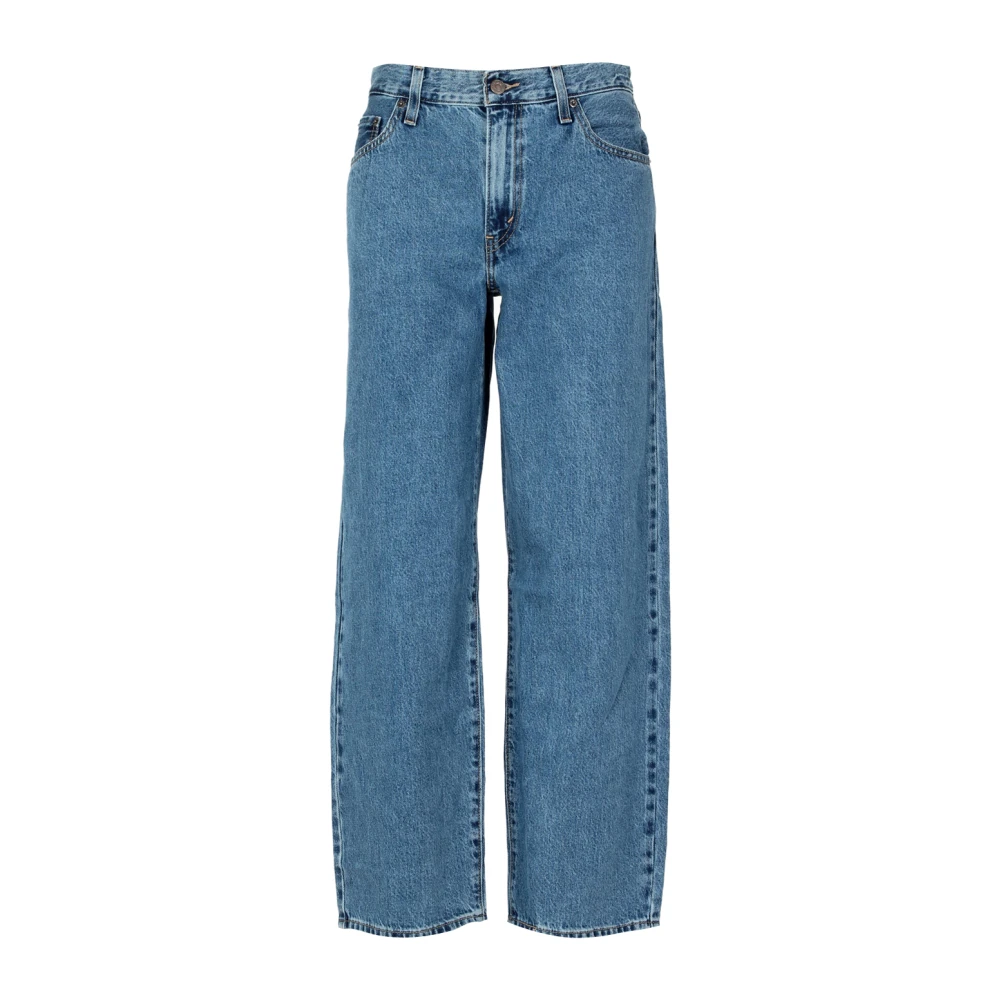 Levi's Wijde pasvorm jeans met middelhoge taille en rechte pijpen Blue Dames