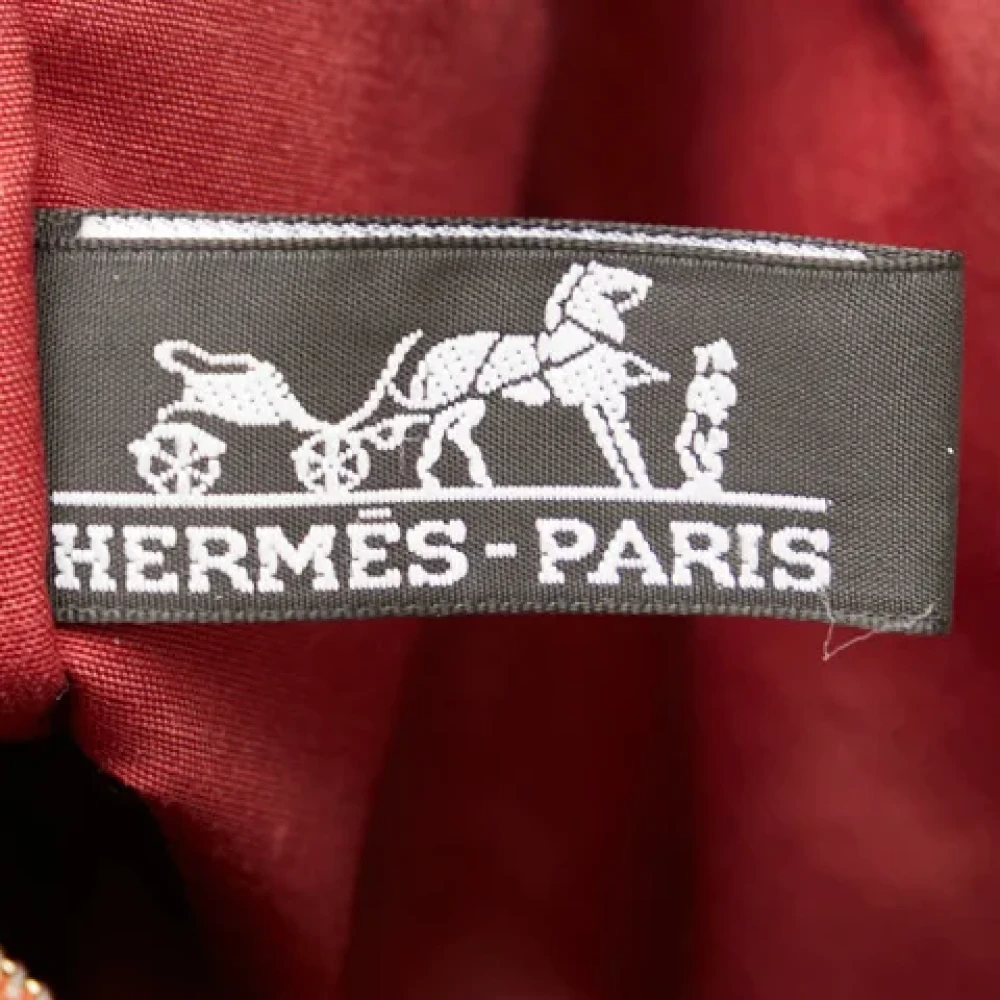 Hermès Vintage Pre-owned Canvas clutches Orange Dames