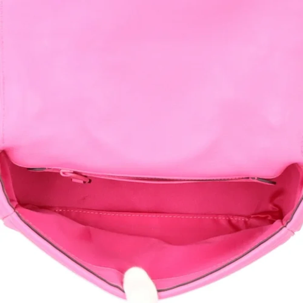 Moschino Pre-Owned Pre-owned Leather shoulder-bags Pink Dames