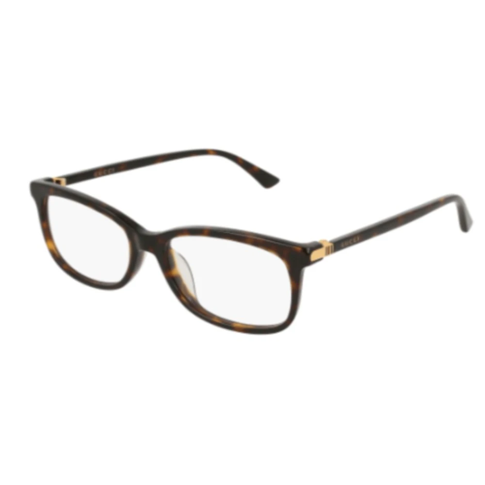Gucci Unisex Brown Glasses, 54 Mm, Rectangle Optical Frame
