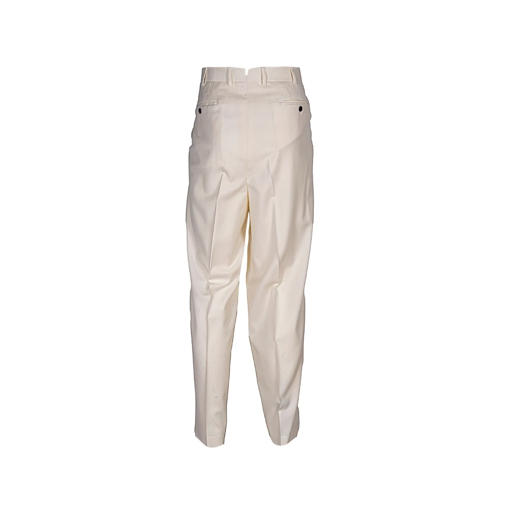Gabriele Pasini Klassieke Straight Broek White Heren