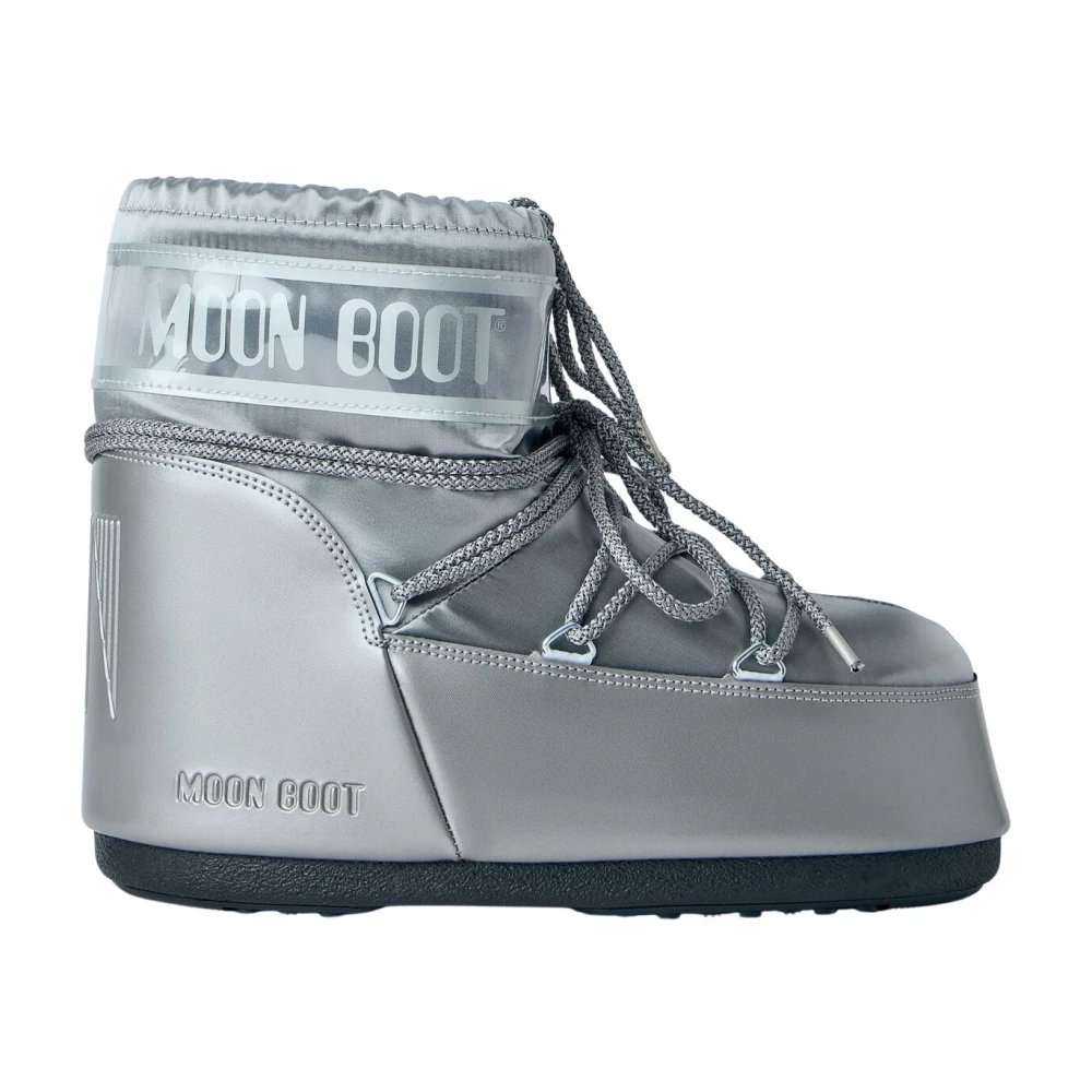 Moon Boot Icon Low Glance Boots - Female - Winter Boots - Gray - 9 Uk - Shoes