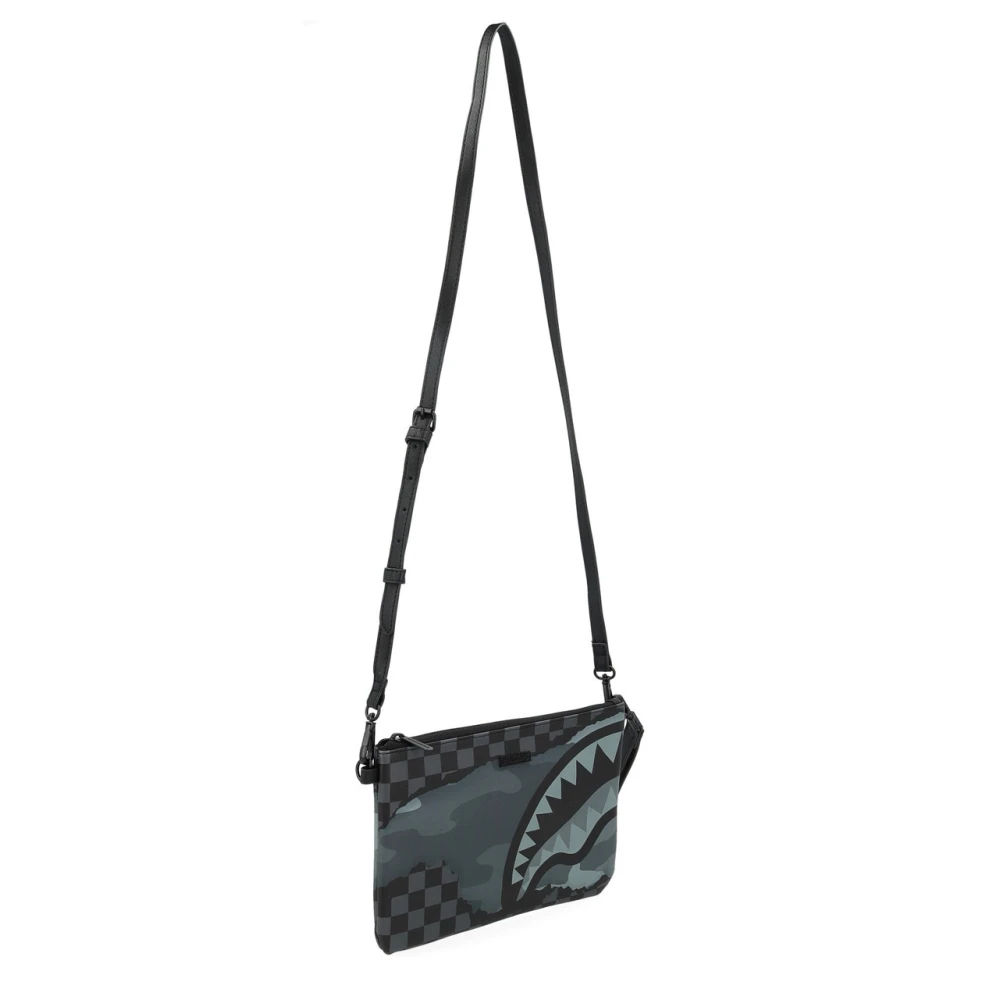 Sprayground Camo Tear Cross Rugzak Black Heren