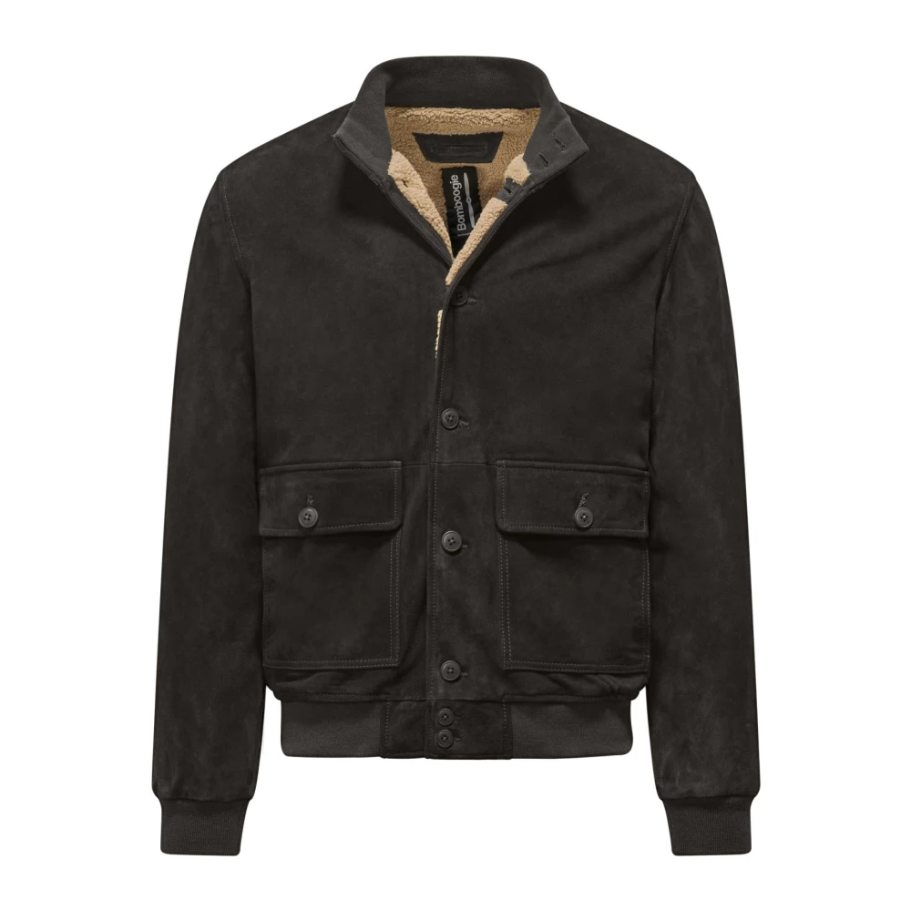BomBoogie Pulp Leren Jas Brown Heren