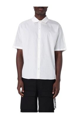 white-short-sleeve-shirt
