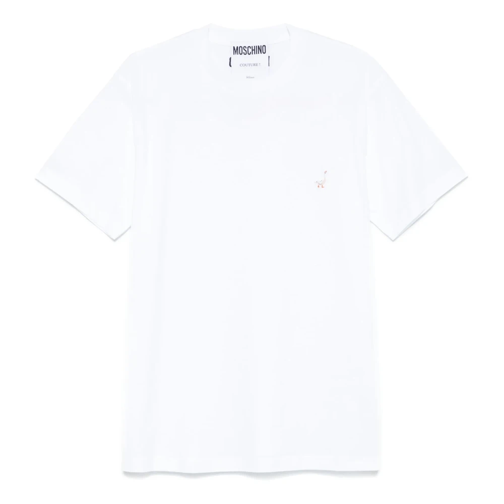 Moschino Witte T-shirts en Polos White Heren