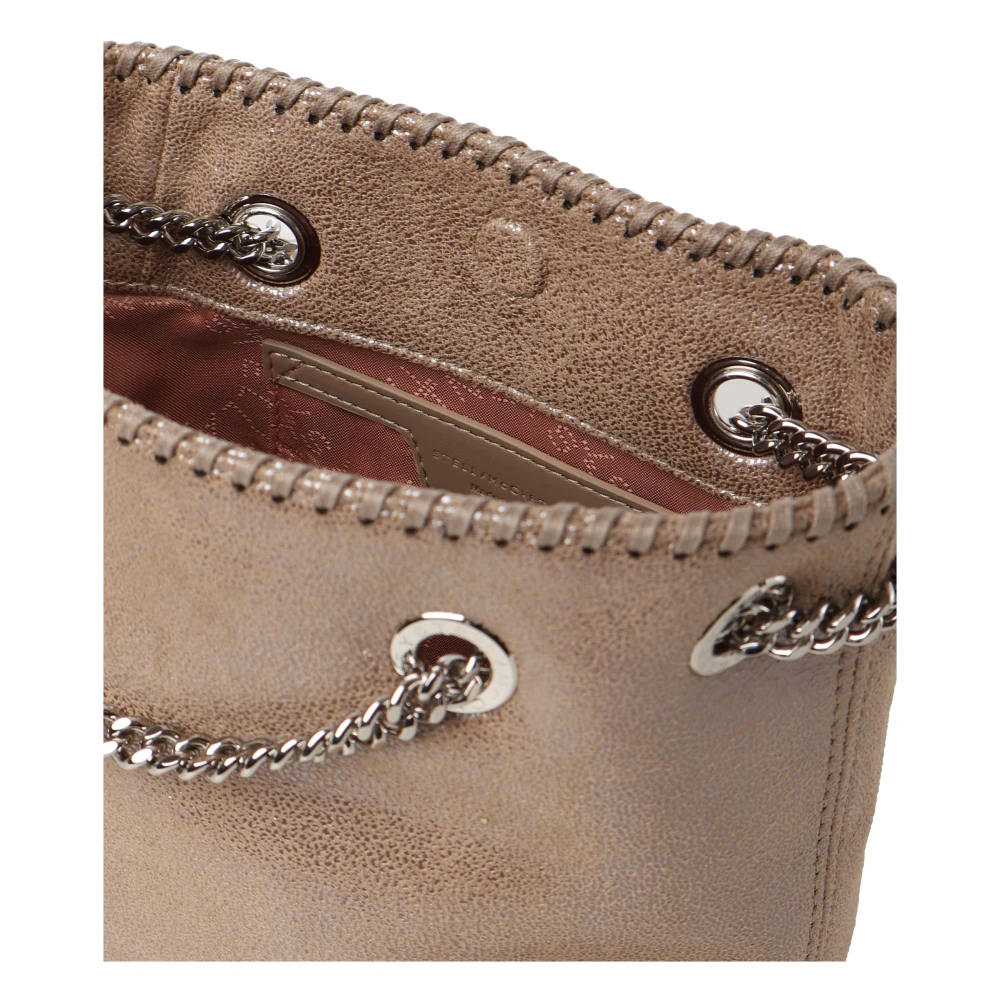 Stella Mccartney Lozenge Chain Beige Schoudertas Beige Dames