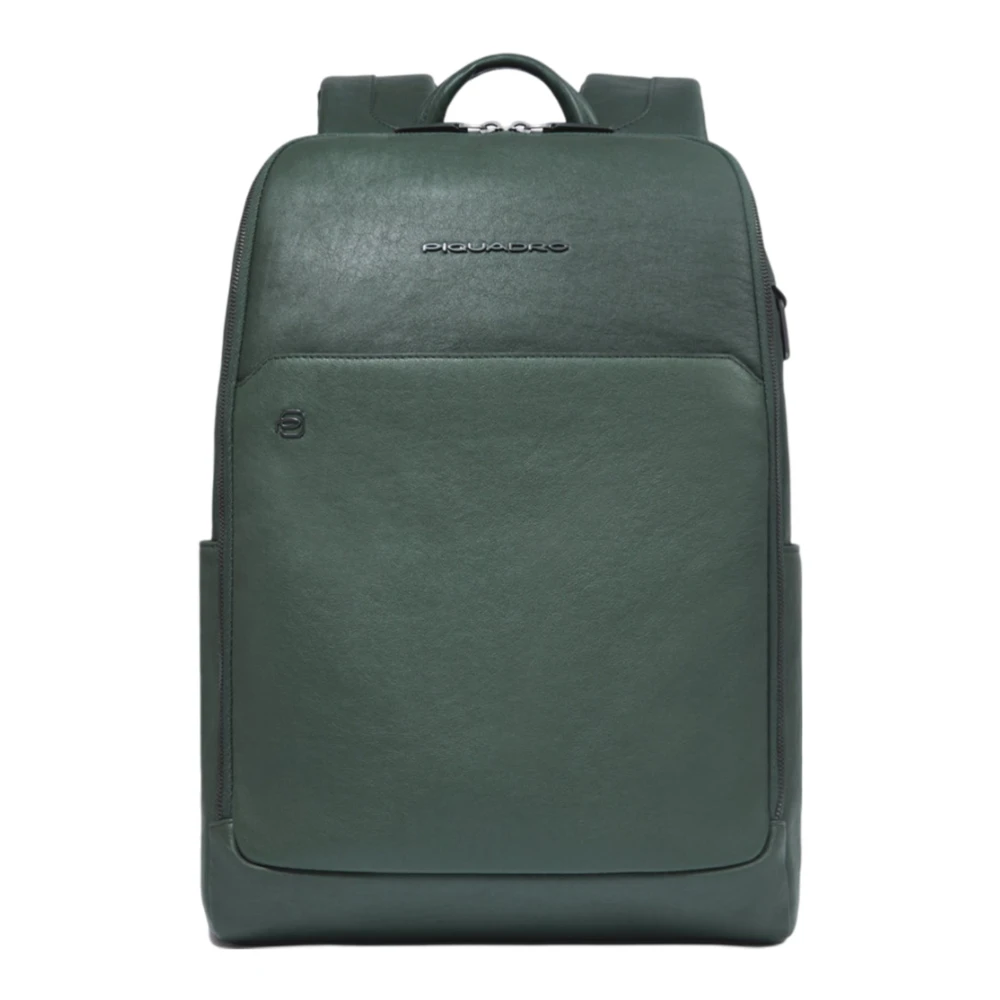 Piquadro Unisex Verde Zaino Con Protezione Per Laptop E Ipad