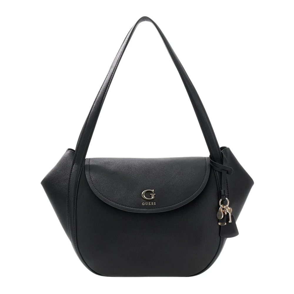 Guess , Shoulder Bags, Female, Black, One Size, Coleen Flap Bag