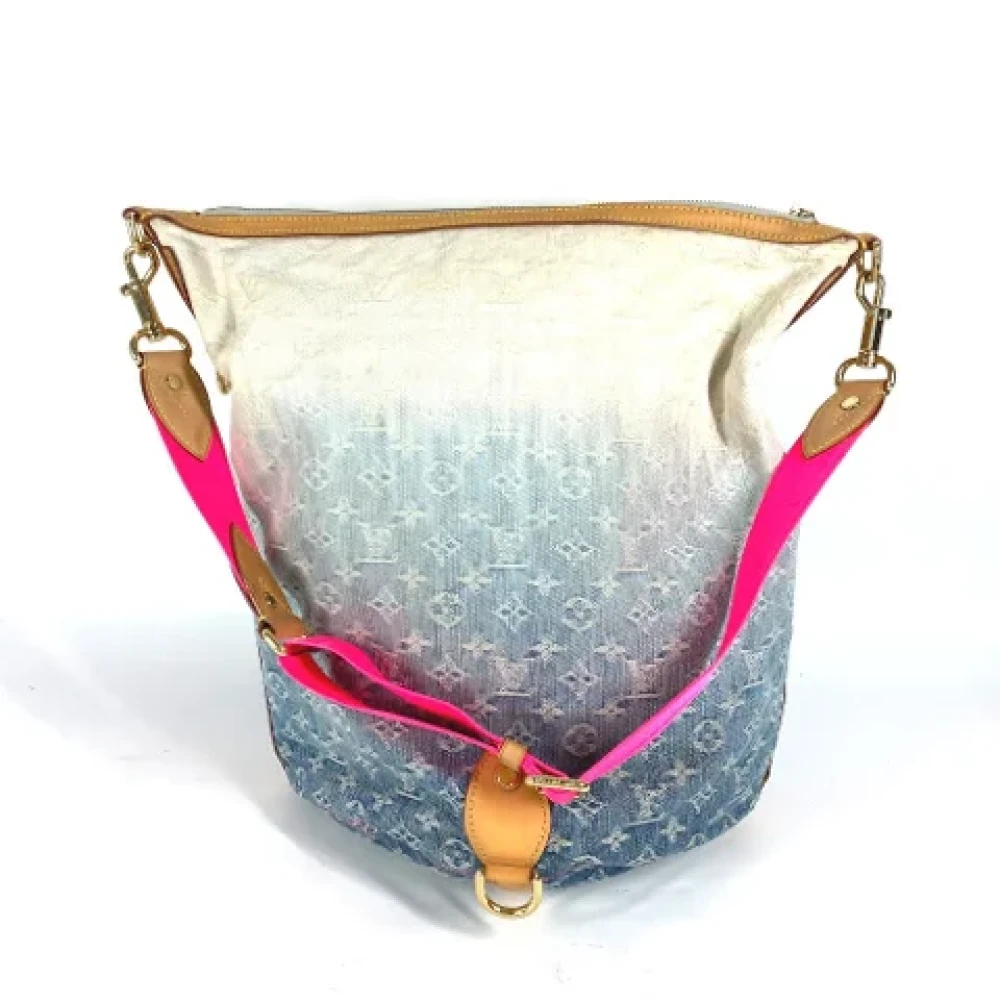 Louis Vuitton Vintage Pre-owned Denim louis-vuitton-bags Blue Dames