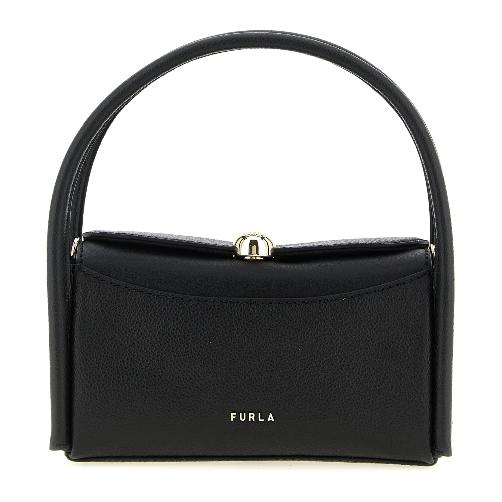 Furla Women's Black Nicole Mini Boston Bag - Handbags - One Size - Bags