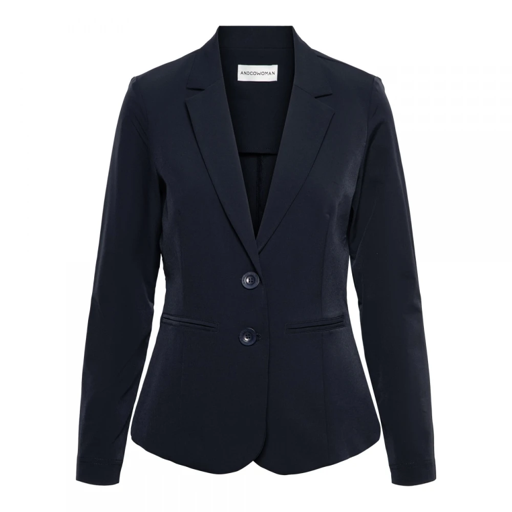 &Co Woman Blazer dames stijlvol en elegant Blue Dames
