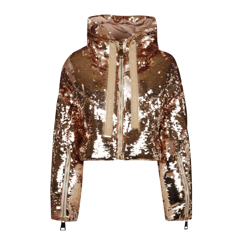 Khrisjoy Gewatteerde Jas Beige Dames
