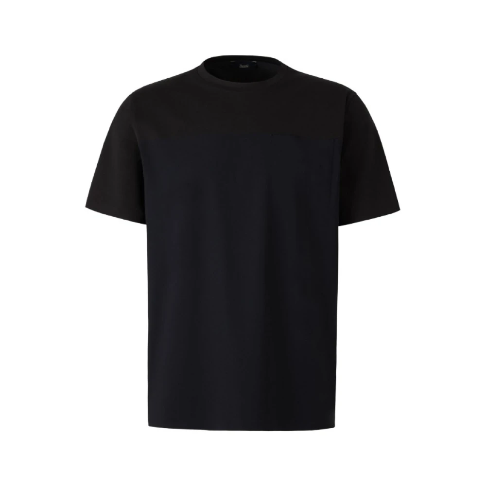 Herno Snygga svarta T-shirts och Polos Black, Herr