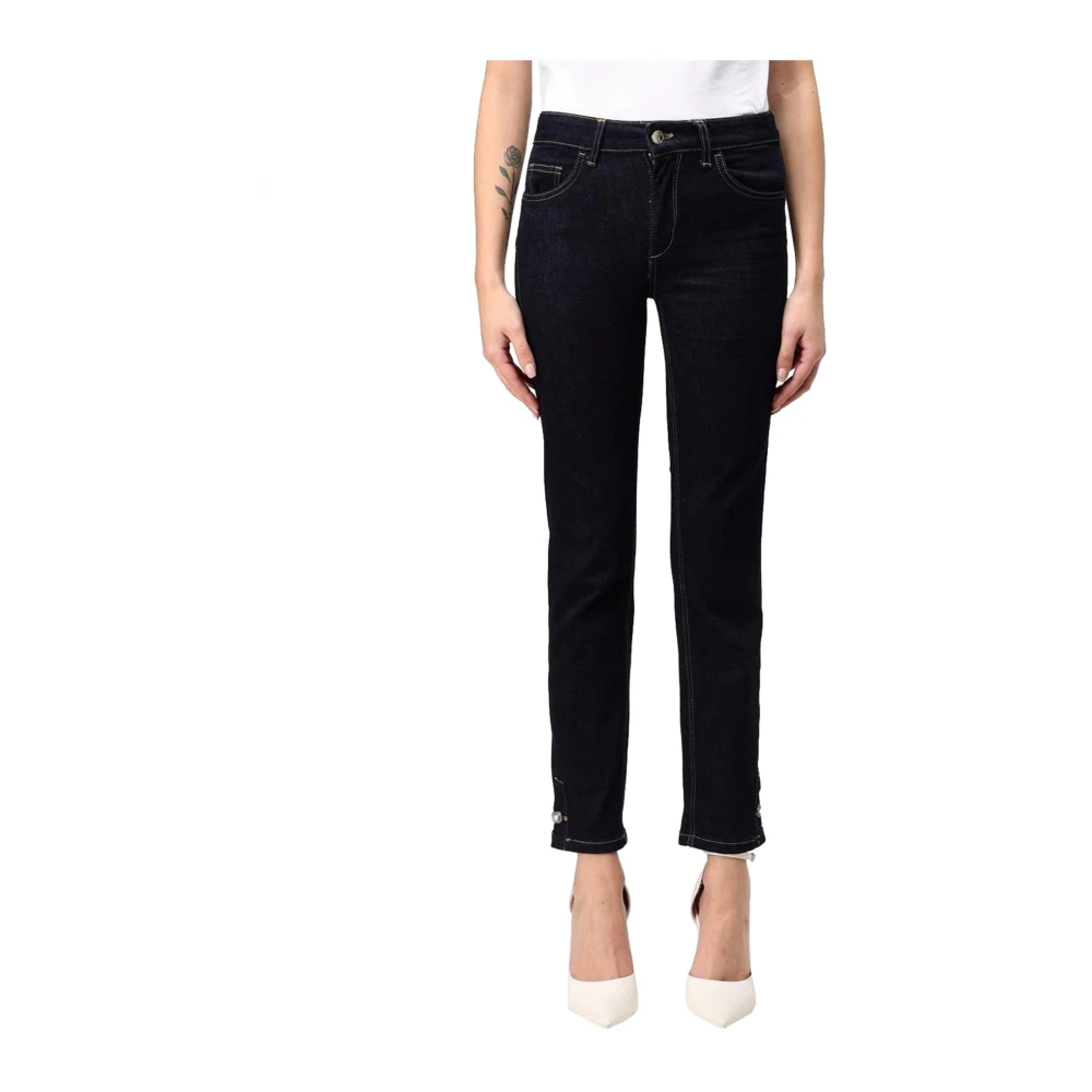 Liu Jo Jeans met juweelknoop Regular Fit Blue Dames