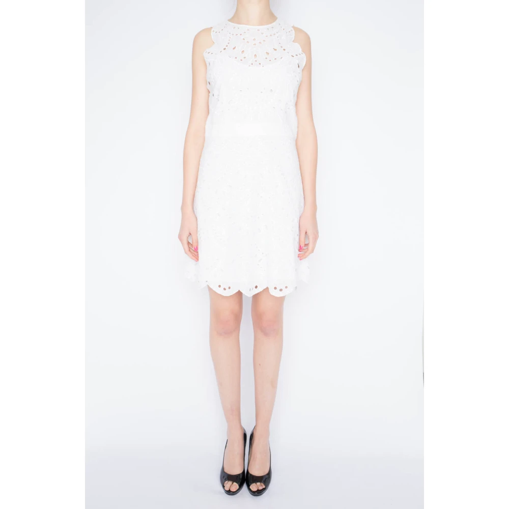 Michael Kors Kort Day Dress White Dames