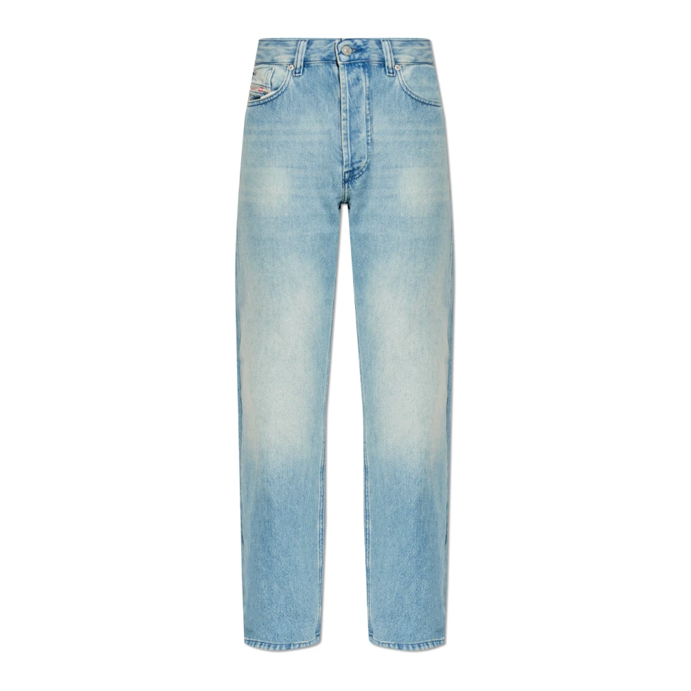 Diesel Men's Blue 1980 D-Eeper Jeans - Straight Fit Jeans - W34 - Jeans