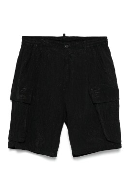 shorts-cargo-noirs-avec-taille-elastique