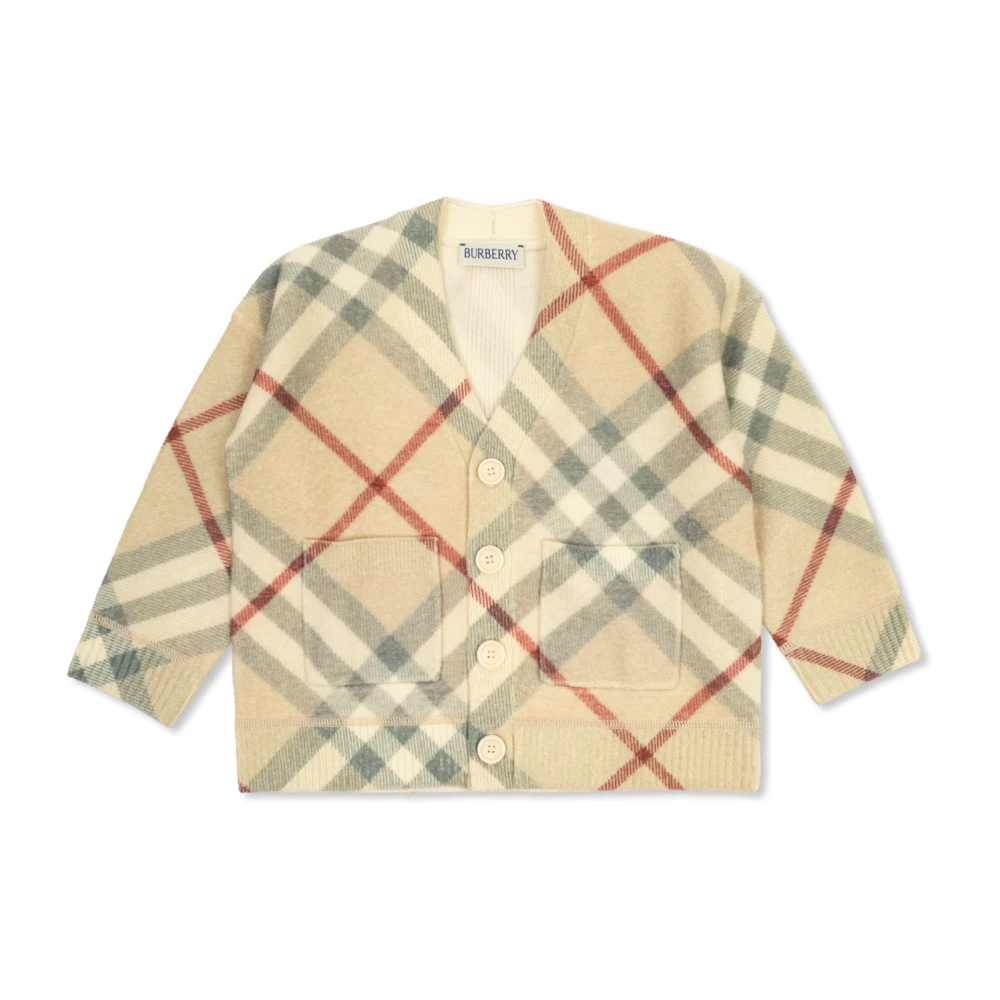 Burberry Barn Rutigt Mönstrad Kofta Multicolor, Unisex