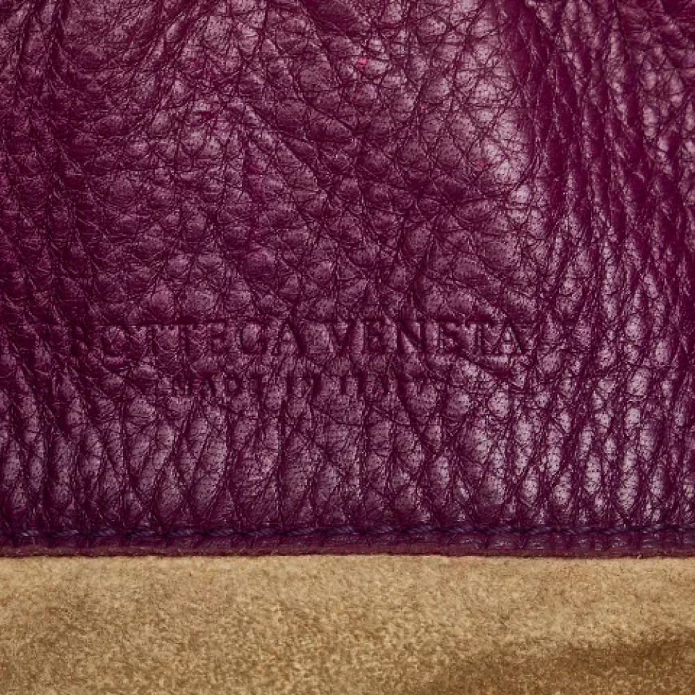 Bottega Veneta Vintage Pre-owned Leather totes Purple Dames