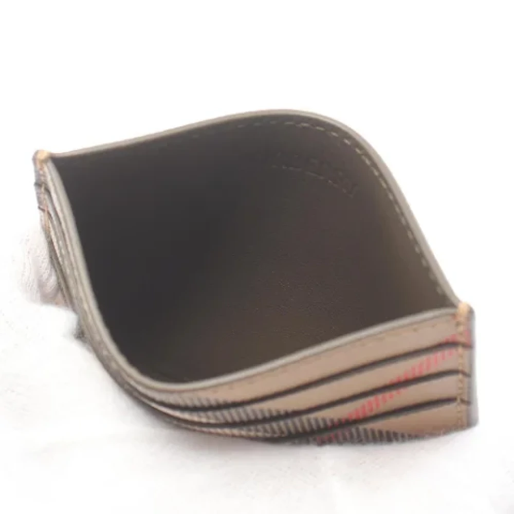 Burberry Vintage Pre-owned Canvas wallets Beige Dames