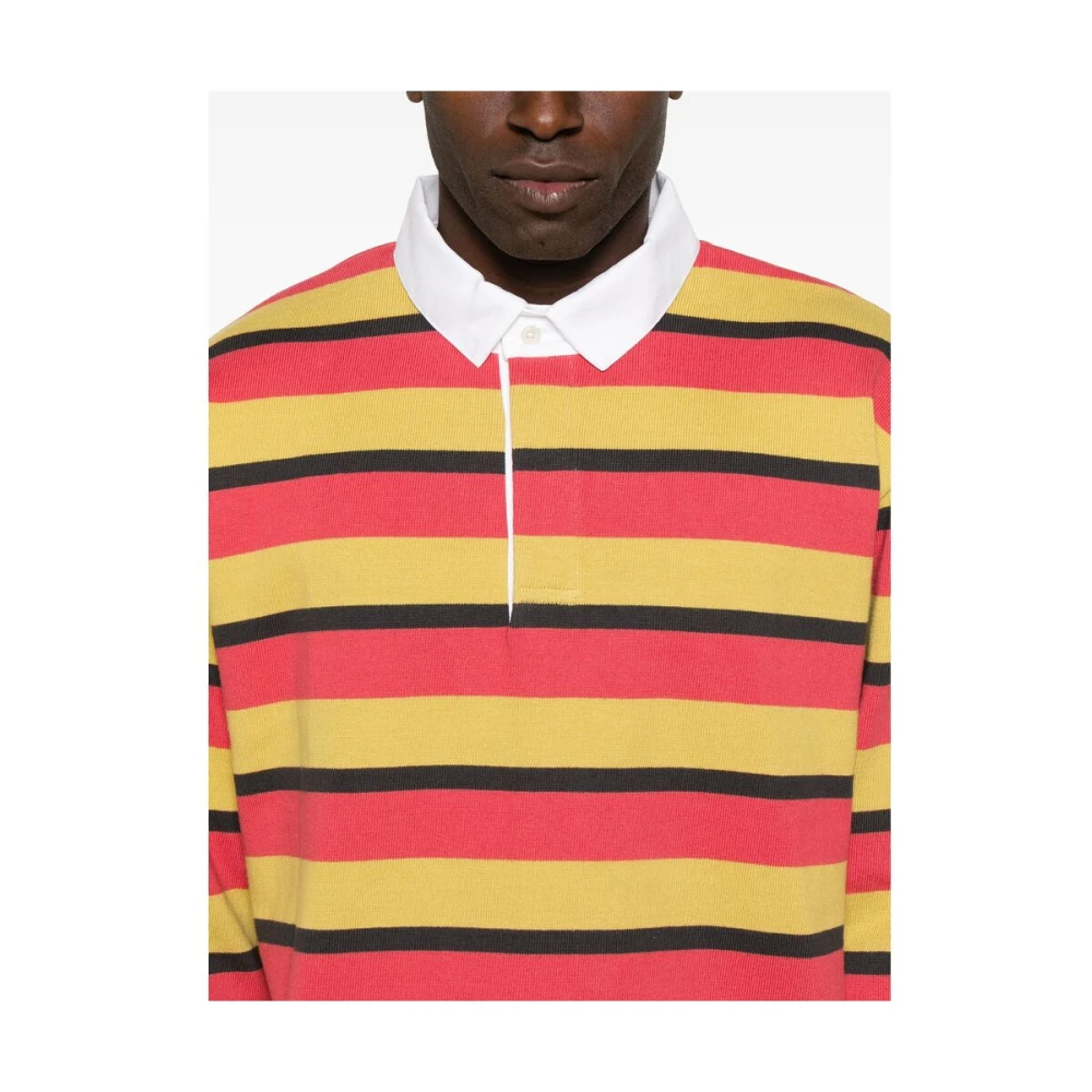 Bode Mosterdgele Button-Up Sweater Multicolor Heren