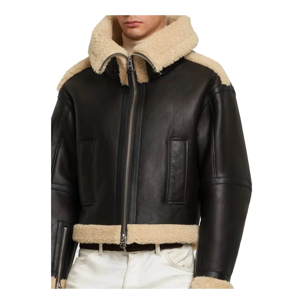 Mackage Shearling Jas Brown Heren