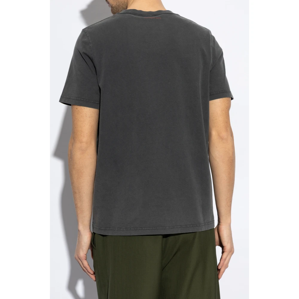Courrèges T-shirt met print Gray Heren