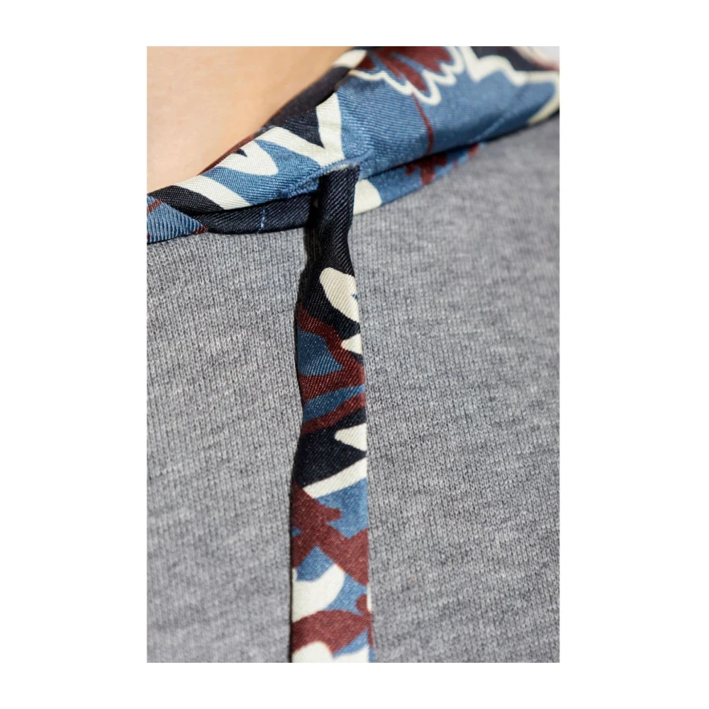 ETRO Cut Sew Hoodies in Grijs Gray Dames