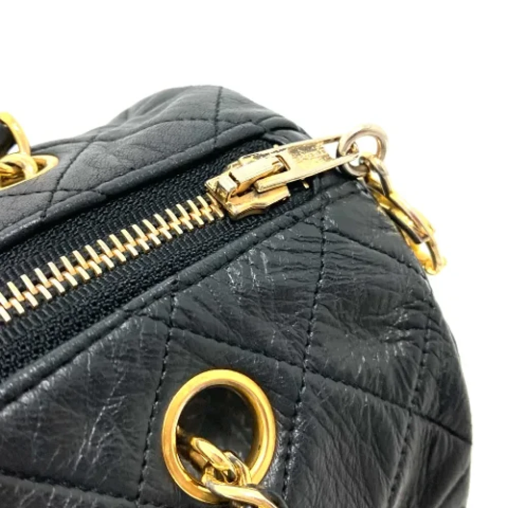 Chanel Vintage Pre-owned Leather chanel-bags Black Dames