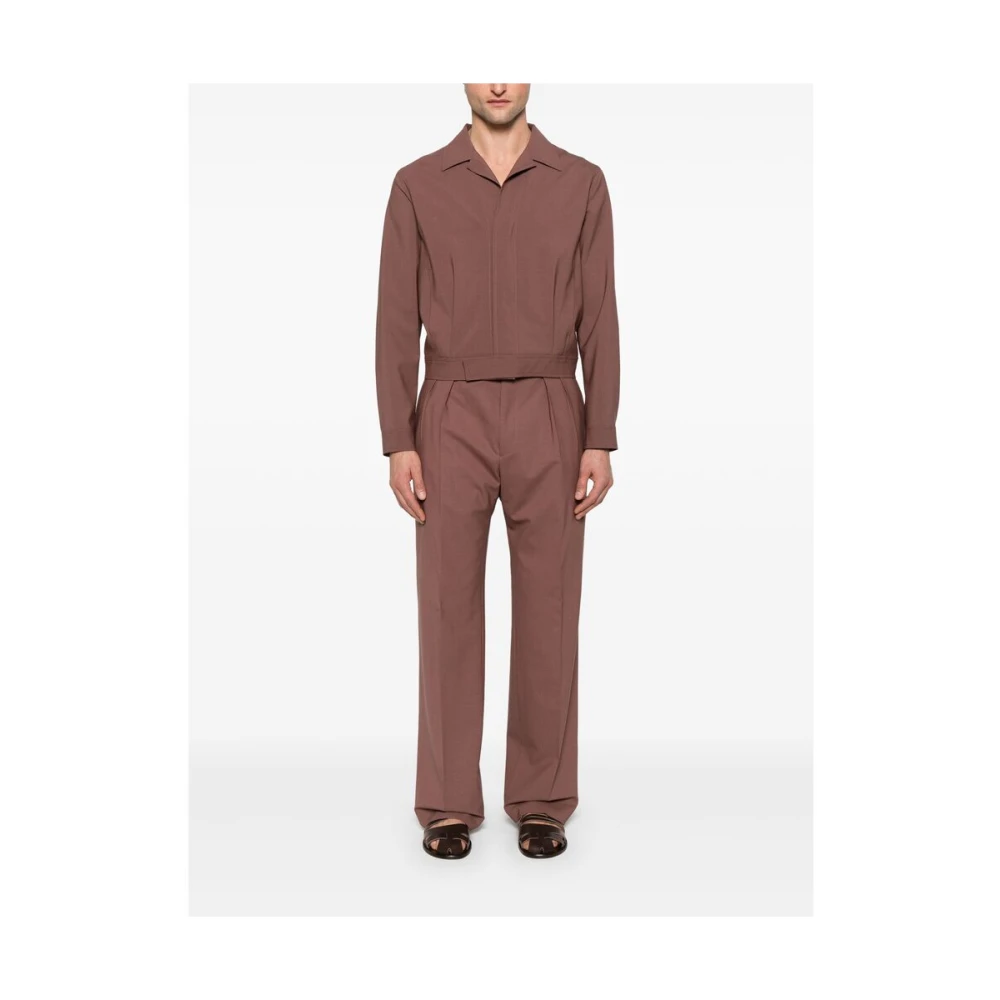 Tagliatore Broek Brown Heren