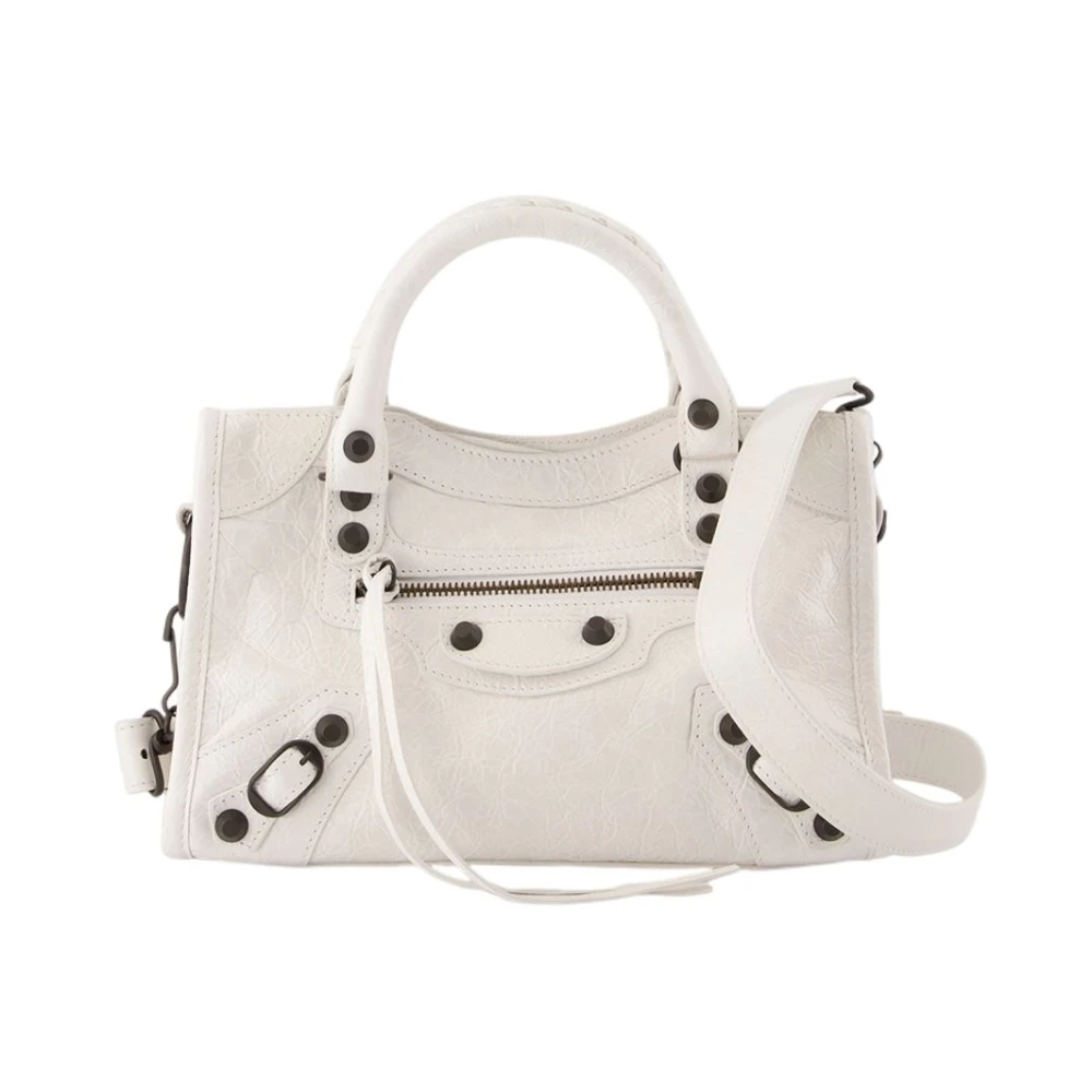 Balenciaga Women's White Le City Mini Purse - Handbags - One Size - Bags