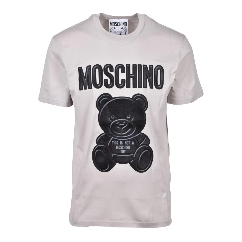 Moschino Tshirt Gray Heren