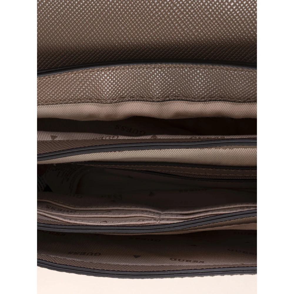Guess Noelle Schoudertas met Verborgen Placket Gray Dames