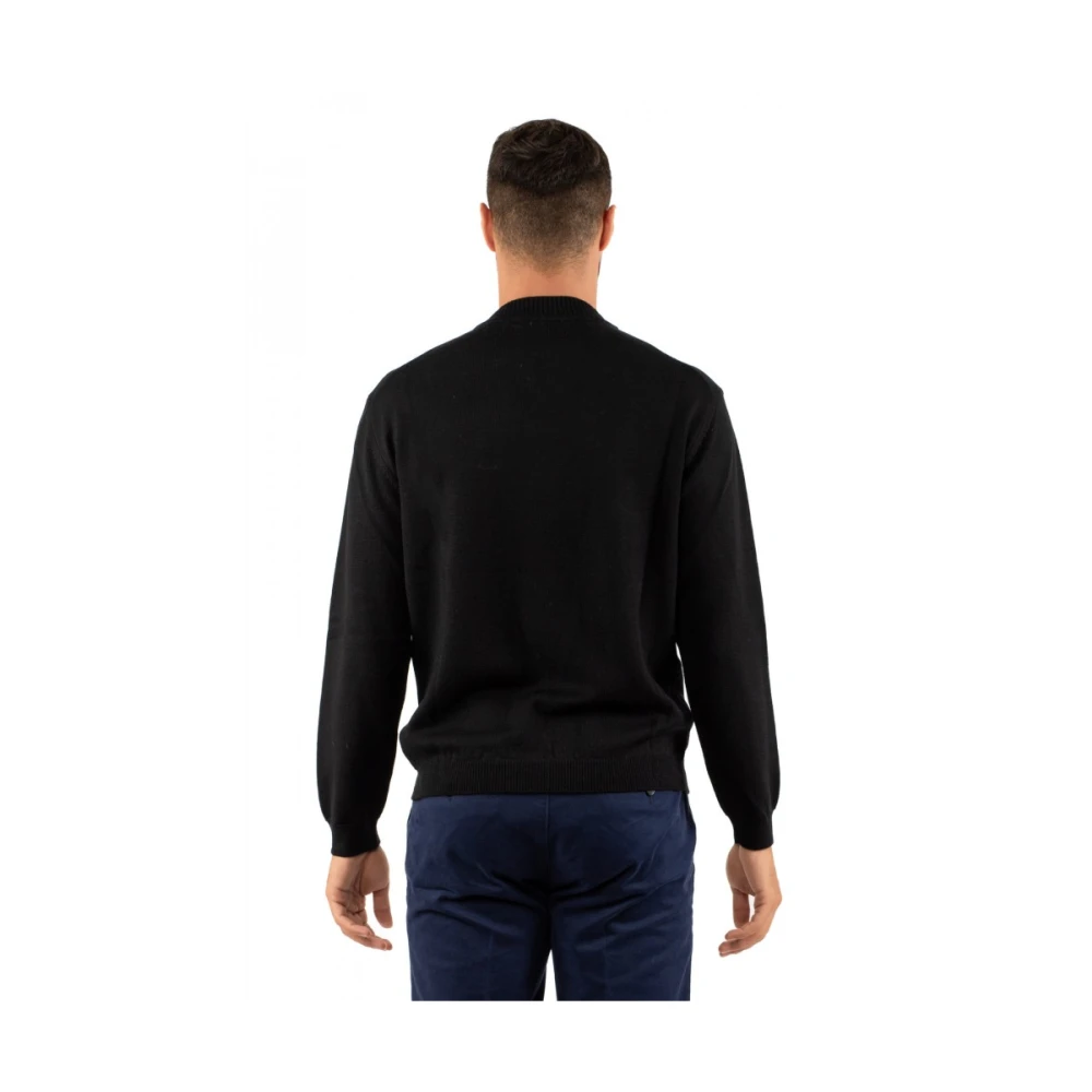 Daniele Fiesoli Heren Gebreide Trui Black Heren