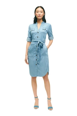 Denim Utility Klänning