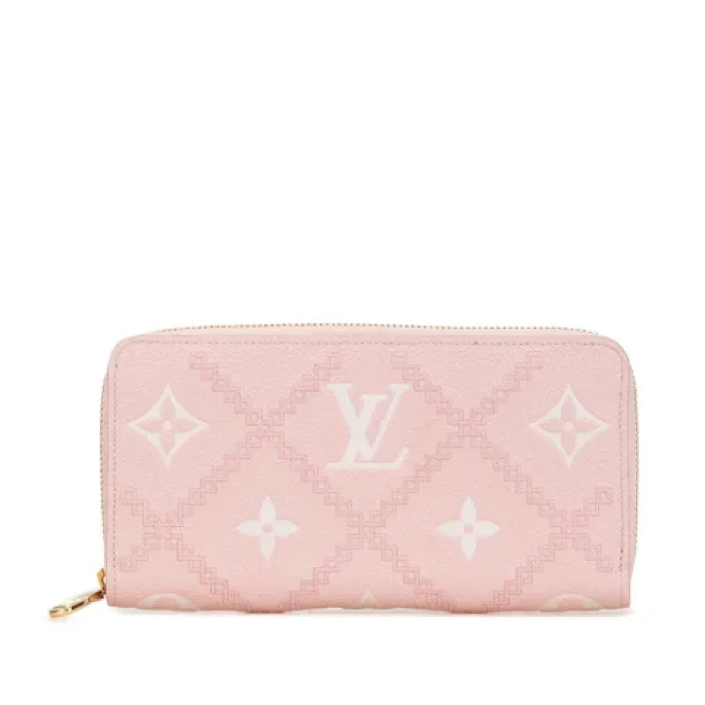 Louis Vuitton Vintage Pre-owned Canvas wallets Pink Dames
