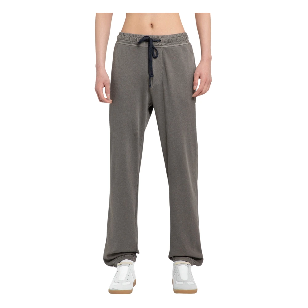 James Perse Lichtgewicht Terry Sweatpants met Elastische Tailleband Gray Heren